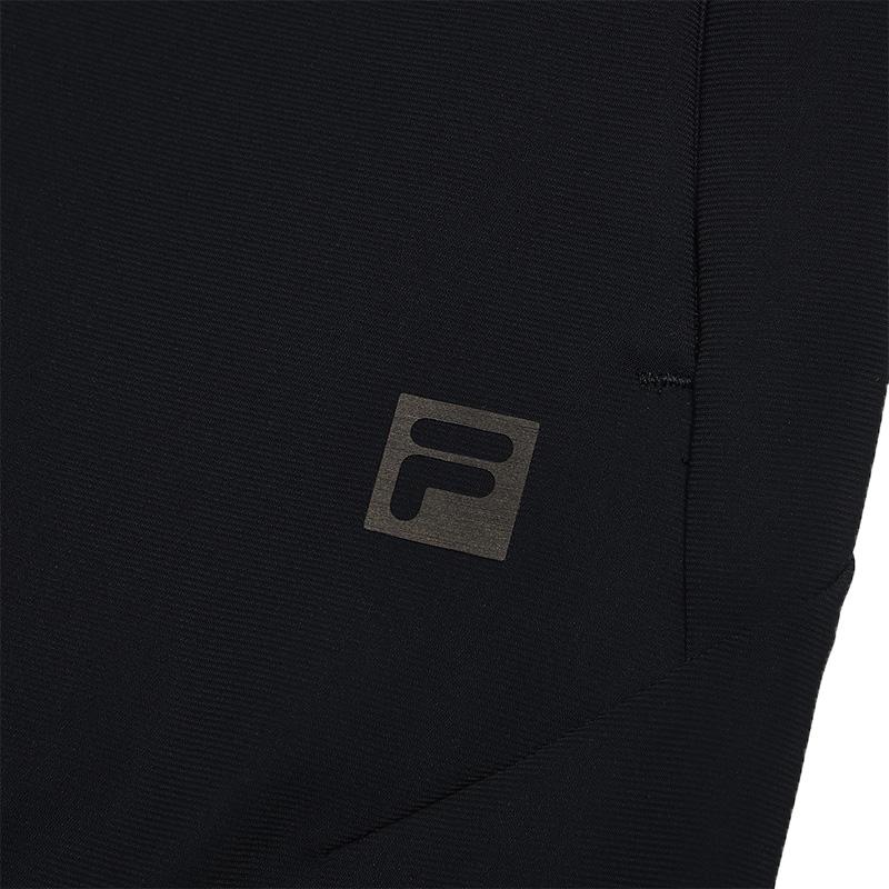 FILA Fleece Comfortable Loose Versatile Casual Pants Men bottoms Deep-Black A51M511601FBK