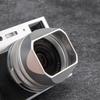 For Fujifilm X100V X100VI Square Camera Lens Hood Metal Screw-in Lens Hood Lens Cap Replaces Photography Accessories