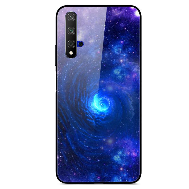 For Huawei Nova 5T Case Tempered Glass Cover 3D Cat Printing Case For Huawei Nova 5T 2019 5 T Phone Case For Huawei Nova5T Cover