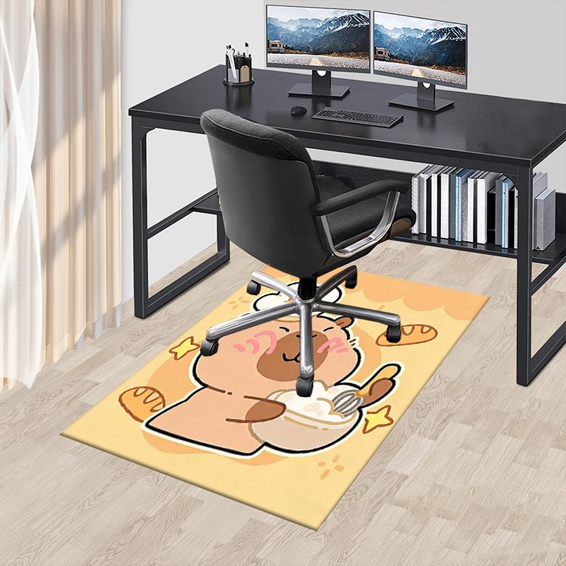 1PC Bear Chef Extra Large Non-Slip Floor carpet, Office, family, bedroom, Studio - Large Area Rug Indoor Rugs, Vibrant Colors-A309
