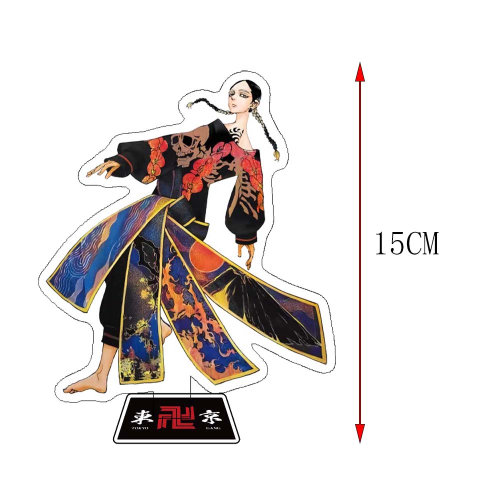 Anime Tokyo-revenge Acrylic Bracket Model Character Manjiro Sano Draken Model Desktop Ornament Standing Fan Collection Gift