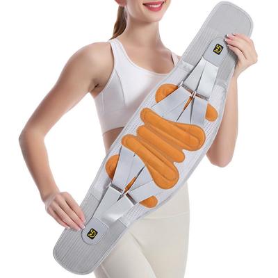 1Pcs Back Brace with 3pcs Waist Pads, Men Women Lower Back Pain Back Support Belt for Sciatica Hernated Disc Scoliosis Sprain Work