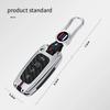 Interior Mouldings Car Key Case Cover Bag For Hyundai Solaris HB20 Veloster SR IX35 Accent Elantra For KIA RIO Forte K2 K3 K5 Sp