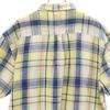 STUSSY Linen Blend Check Pattern Short sleeve shirt L Yellow Men's Used