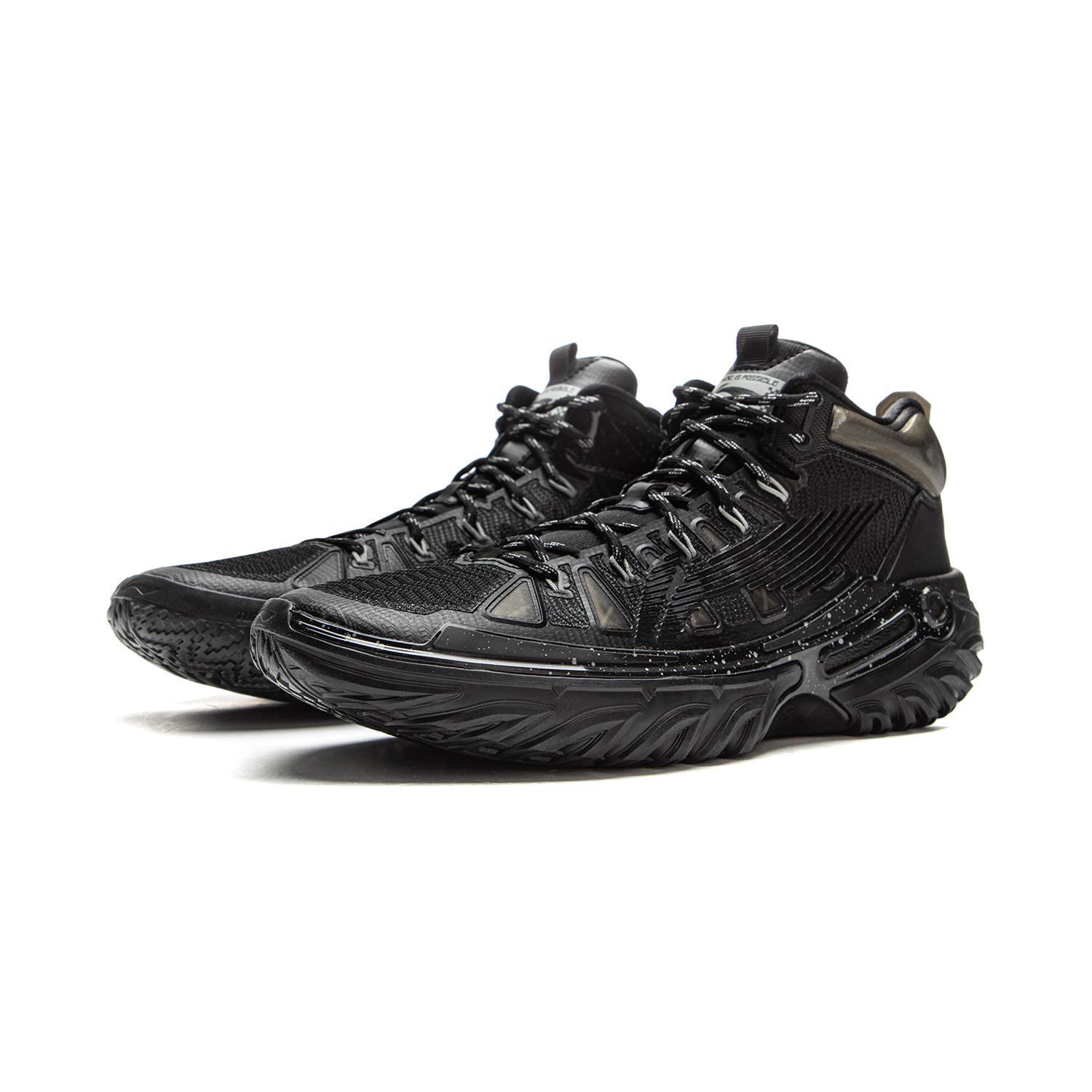 

New LINING Jie Ao 2High Basketball Shoes Men s High top Black ABFU047-7 40