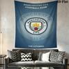 Elite MCFC SquadWall Hanging Printed Fabric Blanket Decorative Tapestries for Bedroom Living Room Home Decor