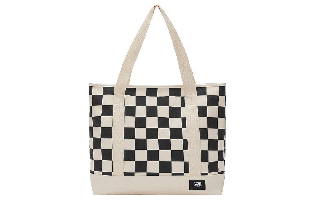Vans Cotton Tote Bag, Shopping Bag, Shoulder Bag, Handbag Regular Unisex Black White VN0A7PEQ3KS