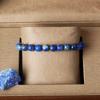 Real 5A Lapis Lazuli Beads Bracelet Homme Elastic High Quality Energy Natural Stone Healing Jewelry for Women Gift for Boyfriend