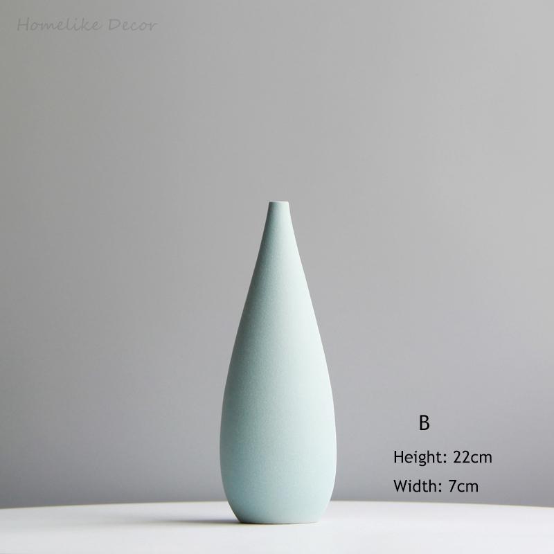 

Минималистская однотонная ваза для цветов, цветная керамическая ваза для цветов, настольная мини-ваза, украшение для дома