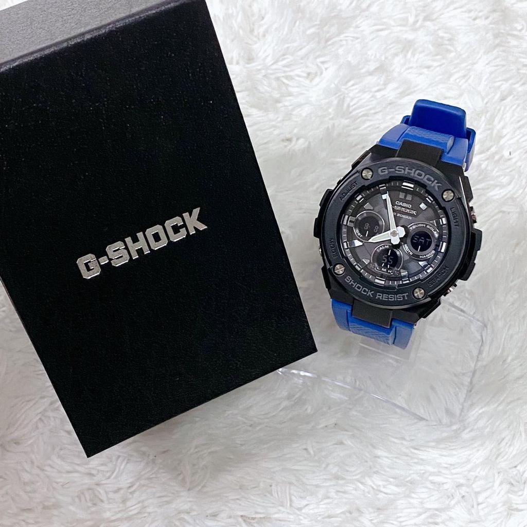 Used CASIO G-SHOCK GST-W300G Radio Solar G-STEEL