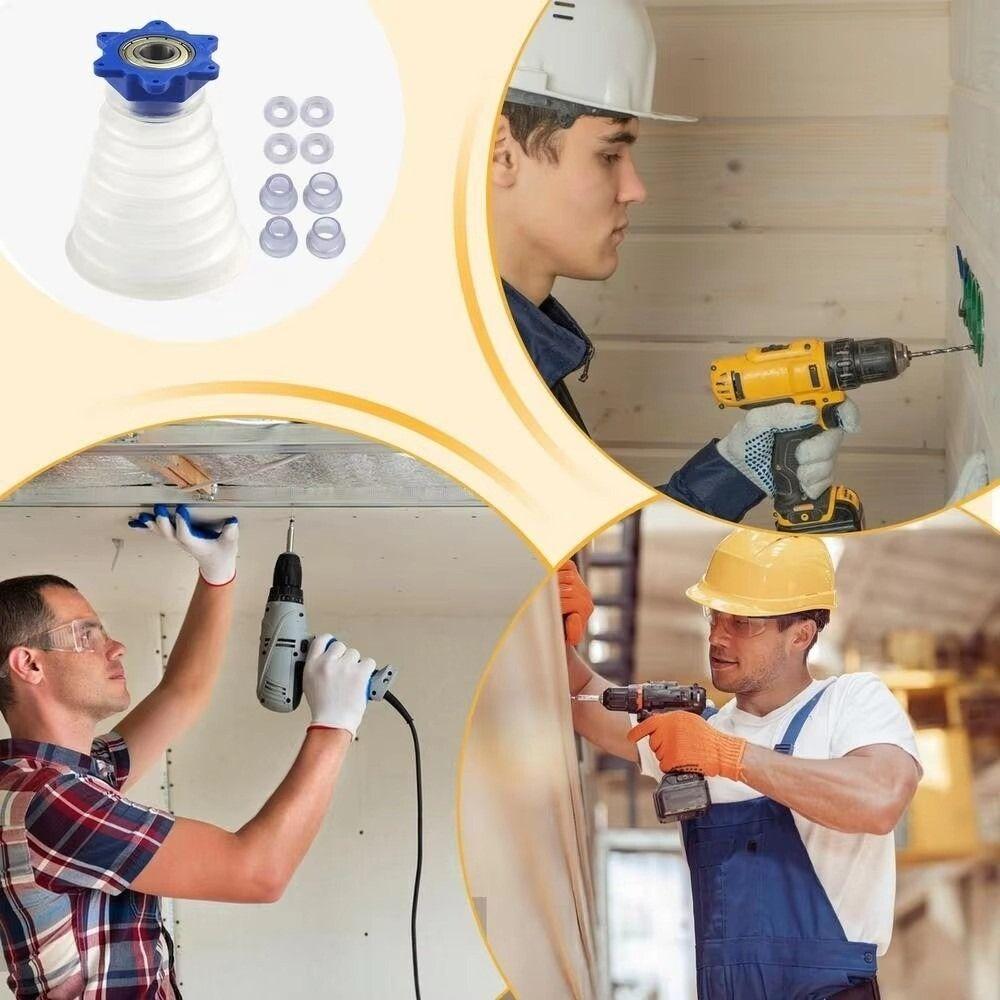 Skalierbare Bohrmehlstaubabdeckung Gummi Staubdichter Auffänger Neuer Staubabsauger Elektrohammer