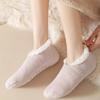 Thickened Lamb's Wool Socks Non-slip Bottom Winter Warm Sock Sleeping Slipper Socks  Autumn Winter