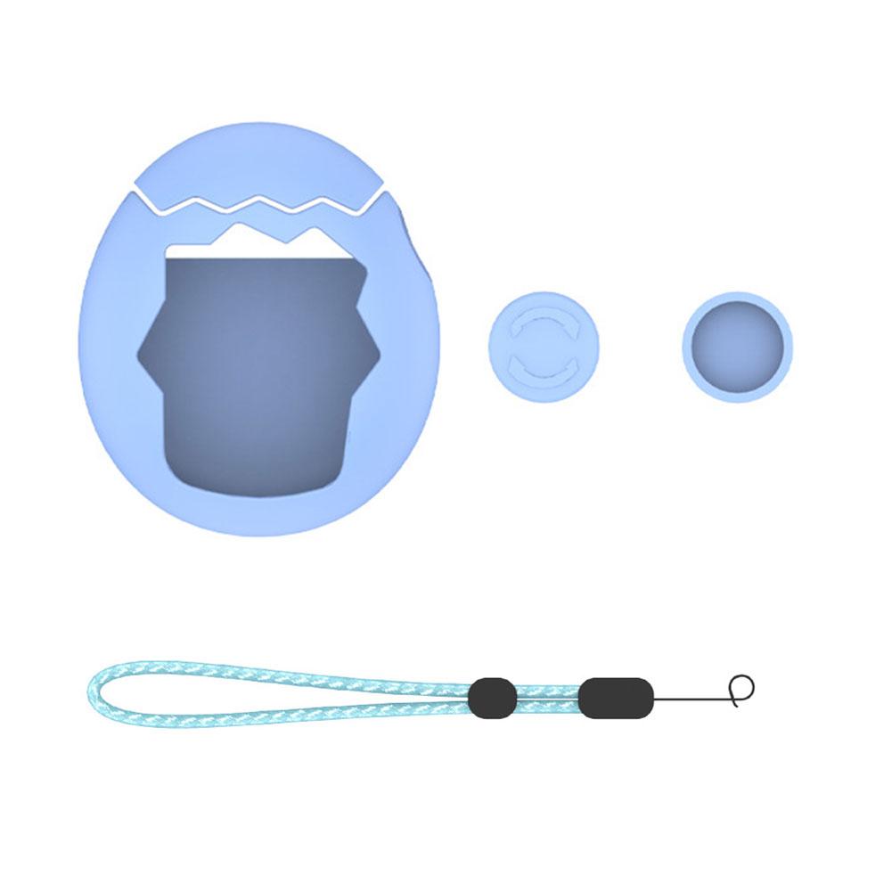 For Tamagotchi Paradise Silicone Protective Case Drop-resistant And Scratch-resistant Solid Color Shell With Anti-lost Strap