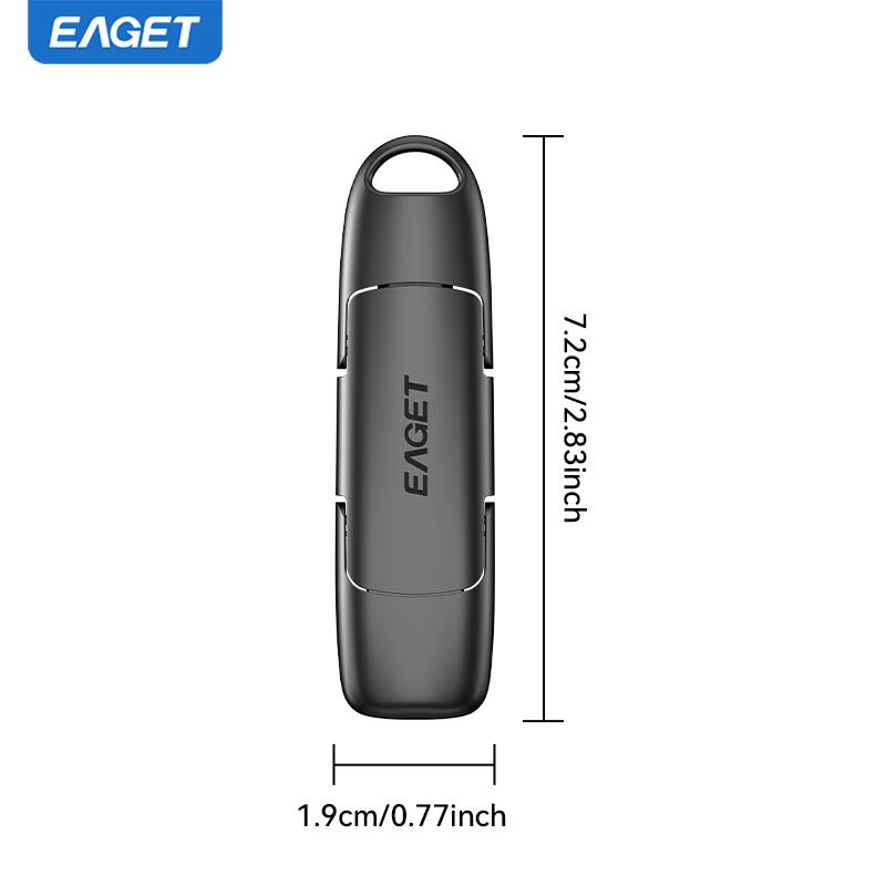 External SSD Solid State, USB 3.2 Type-C Flash Drive Disk, High-Speed Solid State Pen Drive for iPhone 16/15 Android