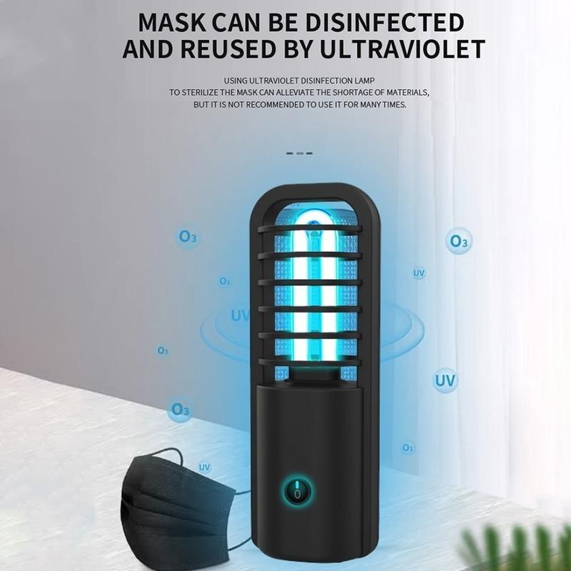 Air Purifier Sterilizer for Home Car Mask Portable UV Sterilizing Lamp Ultraviolet Ozone Double Sterilization