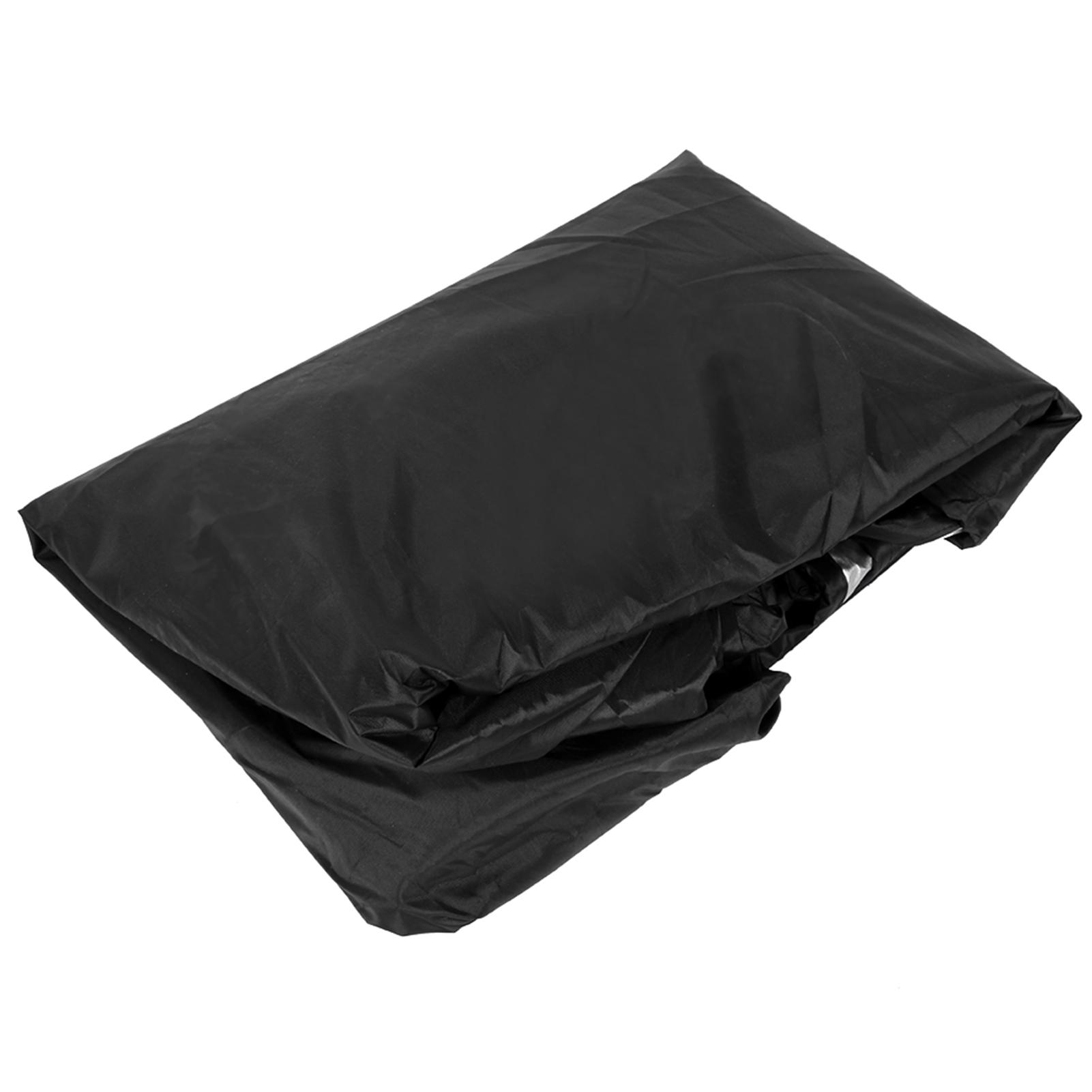 

210D Black Cart Cover Waterproof Rainproof Dustproof Cover for Golf Cart Home Supplies