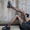 Love Black Retro Rose Flower Bottoming Stockings Pantyhose Fishnet Lace Trousers Gothic Tights