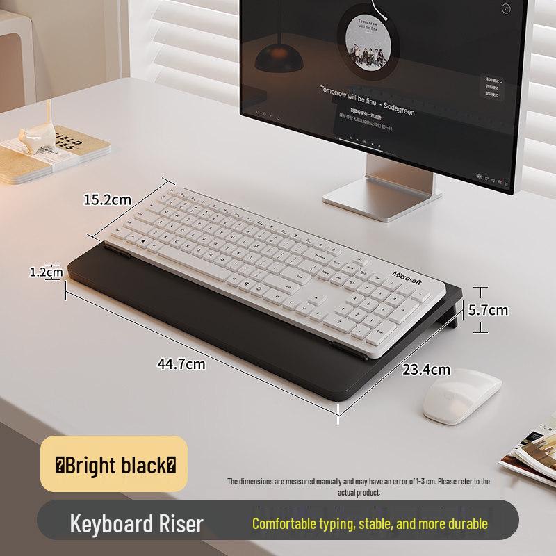Rutschfester kippbarer Tastaturständer für Desktop, Laptop, Maus, Büroaufbewahrung