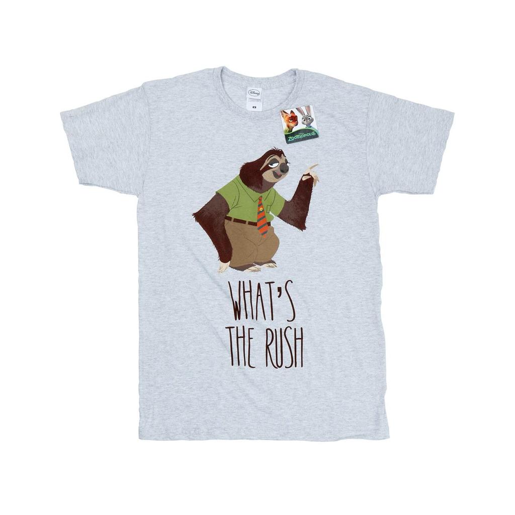 Zootropolis Mens WhatÂ´s The Rush Cotton T-shirt