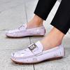 Herren Echte Leder Slipper Fahrerschuhe Bequem Weicher Boden Lässig Britischer Stil Frühling Sommer Atmungsaktiv Anti-Rutsch