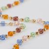 1Meter Bohemian Cube Beads Chain for KC Gold Choker Necklace Bracelets Women Charm Handmade Party Jewelry Making DIY Accessories