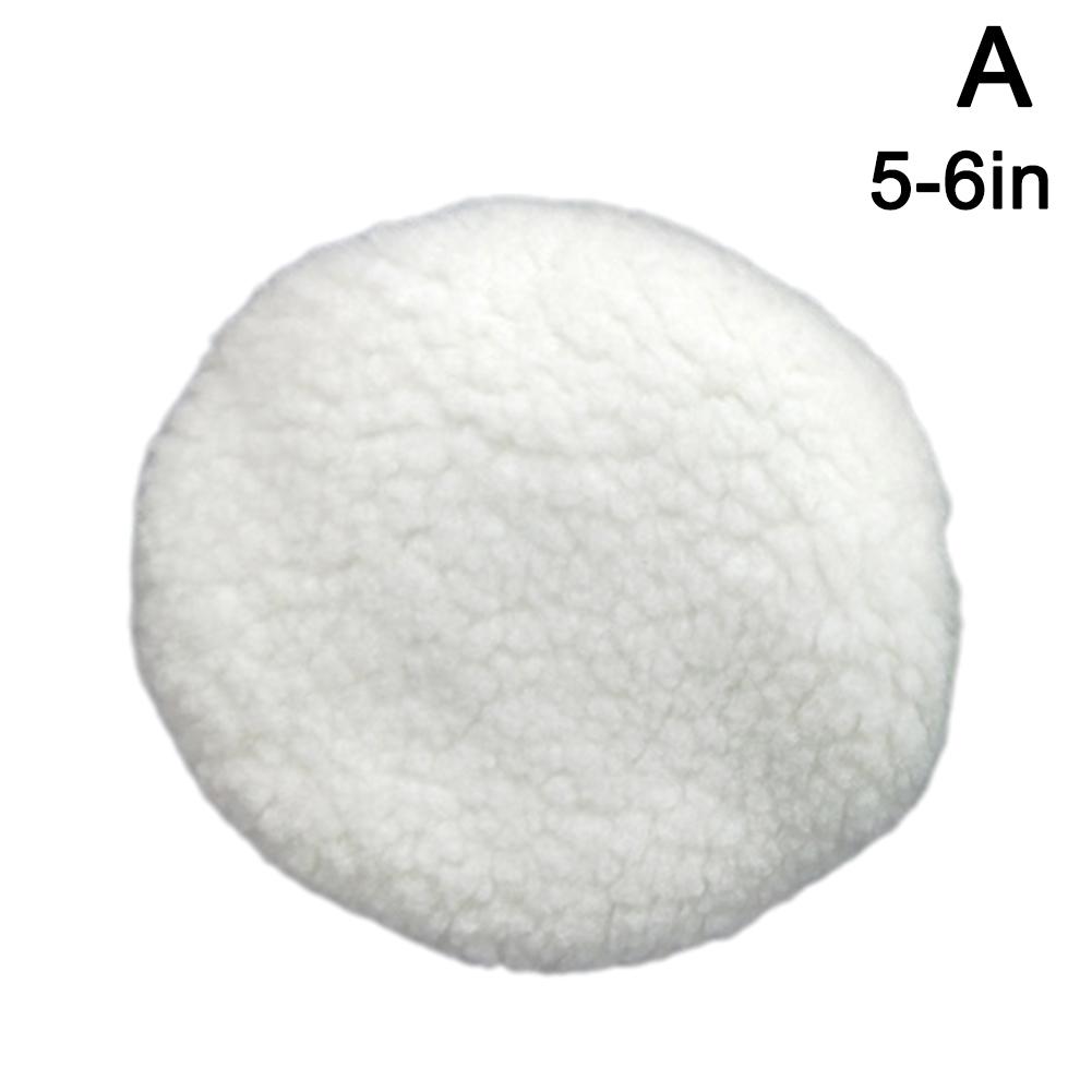 6Pcs Drill Car Polisher Wool Polishing Machine Wax Pads Car Buffing Pads Sponge Foam Kit for Auto Polishing Sanding Waxing