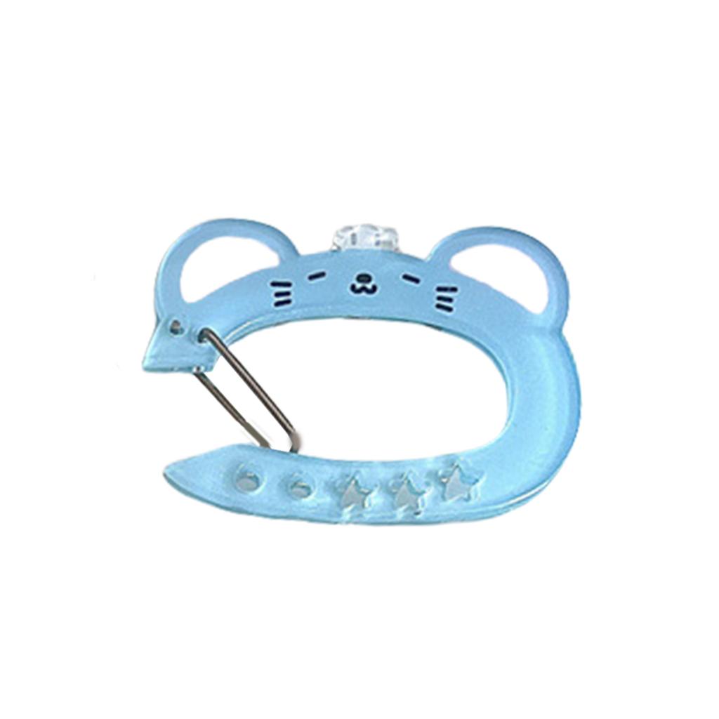 Kawaii Illustration Keychain Bag Charms Acrylic Pendant Decoration Carabiner Accessory for Backpack and Handbook Gifts