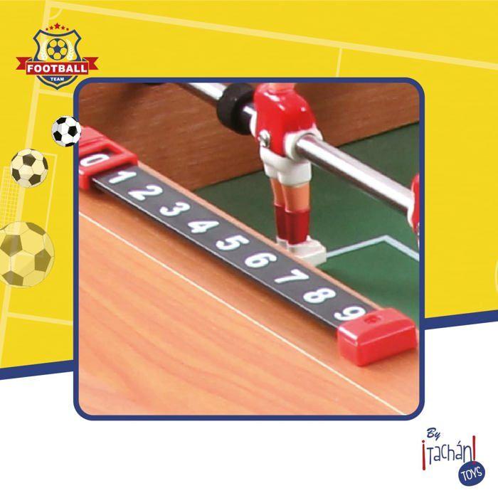 Baby-foot - TACHAN - 73220135 - Bois - 6 barres - 16 joueurs
