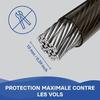 EVEREST FITNESS Universal Loop Cable Length 76cm-200cm-500cm – Plastic Coated Steel Cable – Steel Cable For34