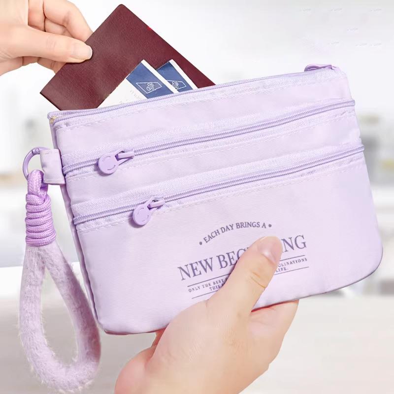 Travel Passport Holder Wallet - Waterproof Id Card Organizer For Airplane Tickets, Visa, Boarding Pass & Credit Cards