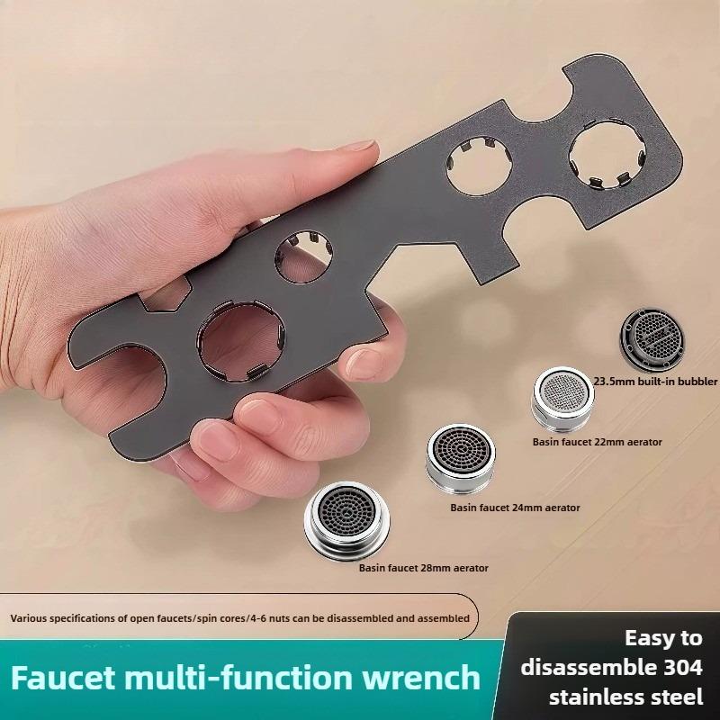 1-20PCSFaucet Aerator Removal Tool MetalWrench Key for Hidden Thread AeratorsCompatible with MultipleModels for HomeHotel Repair