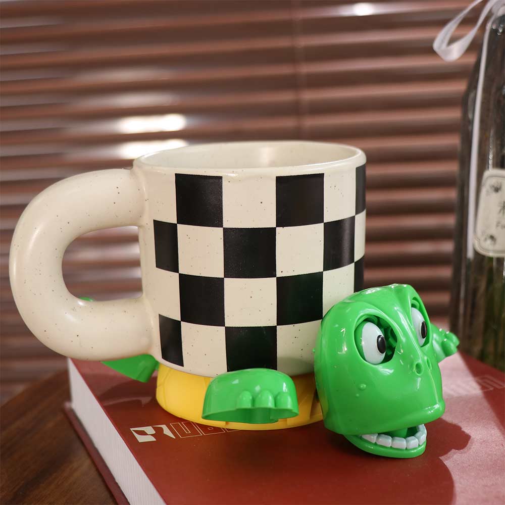 Press Panicked Turtle Coaster ABS Turtle Base Cup Mat Turtle Cup Pad Quirky Toys Birthday Parties