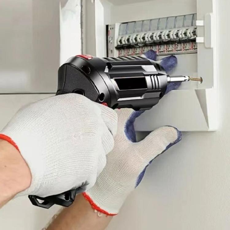 Ergonomic Electric Screwdriver with Adjustable Handle, Perfect for Tight Spaces and Extended Use