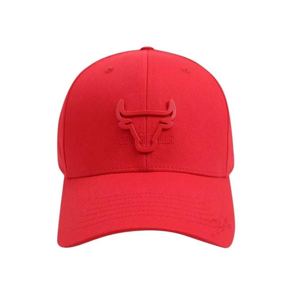 Unisex Chicago Bulls Outline Metal Long Brim Ball Cap (N255AP414P)