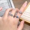 Sunflower Super Flash Fashion Colored Treasure Zir*****Pen Ring Women'S Exquisite Multi-Color Light Luxury Niche Ring