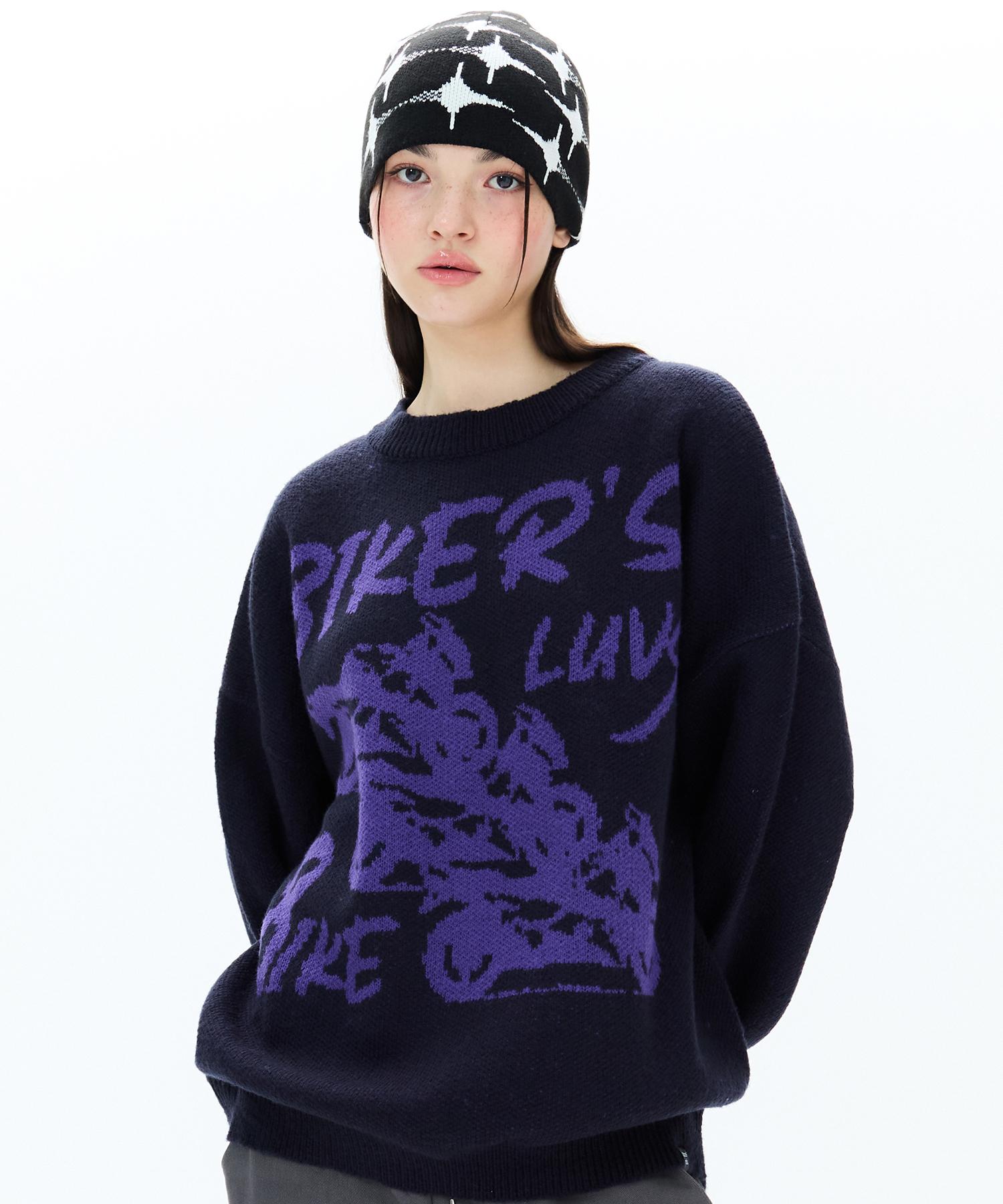 Love Is True Rc Bike Knit(Navy) Navy/Free