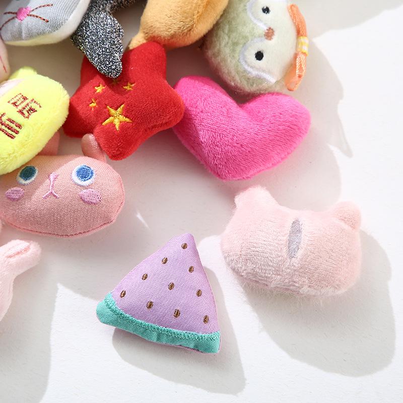 50Pcs Mini Plush Doll Toy Bulk Kawaii Stuffed Animal Doll Toy Soft Plushie Diy Accessories For Girl Hair Clips Sock Party Favors