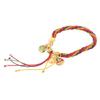 Comfortable Ethnic Style Wristband Soft Knitted Hand Rope Accessory with Pendant