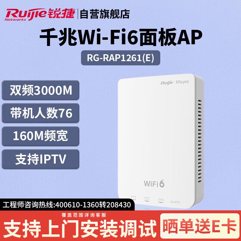 

Ruijie WiFi 6 Wireless AP Panel RG-RAP1261(E)