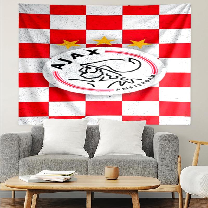 AFC Ajax Emblem Design Tapestry Hanging for Bedroom,Livingroom, Playroom,Decor Art Room Wall Tapestry Holiday and Birthday Gifts