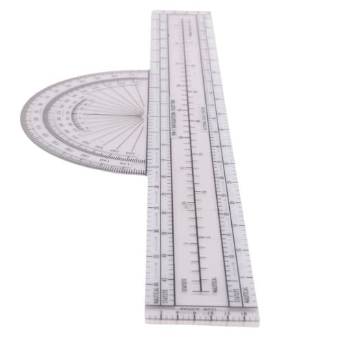 Chsy Air Navigation Plotter Premier Fixed Plotter with WACCharts, Flight Planning Route Tool for Pilots and Students