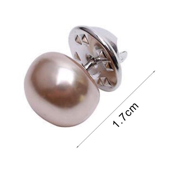 Pin Shirt Sweater Clip Fashion Imitation Clothes Brooch Ornament Women Pearl