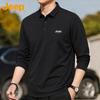JEEP Men's Long Sleeve Polo Shirt Business Casual