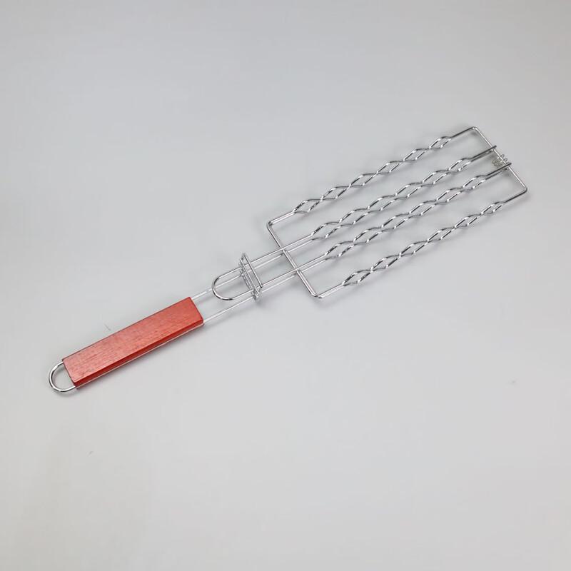 Multi-functional Iron BBQ Sausage Grill Net Clip