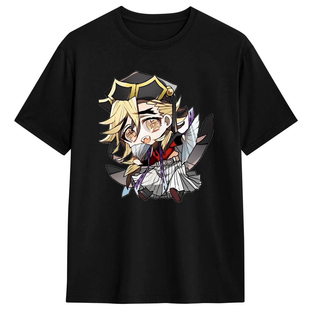 Vintage T Shirt Summer Anime Douma Upper Fashion T Shirts Pure Cotton Tee Shirt for Unisex Awesome Plus Size Short Sleeve Tees