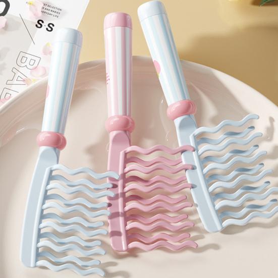 Curly Hair Wide Tooth Comb Curls Detangling Comb with Double Row Wavy Tooth Anti-static Home Salon Wavy Thick Long Hair Styling Comb