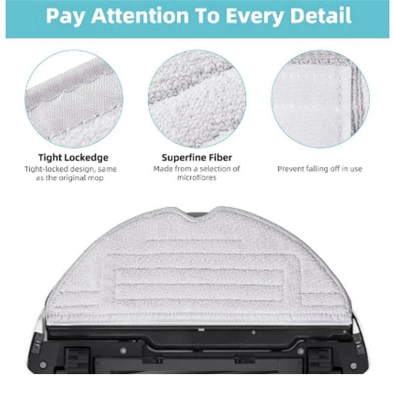 ABWR-For Roborock S8 S8+ / S7 S7+ S7 Max Ultra S7 Maxv S7 Maxv Plus S7 Maxv Ultra Vacuum Cleaner Robot Mop Cloths