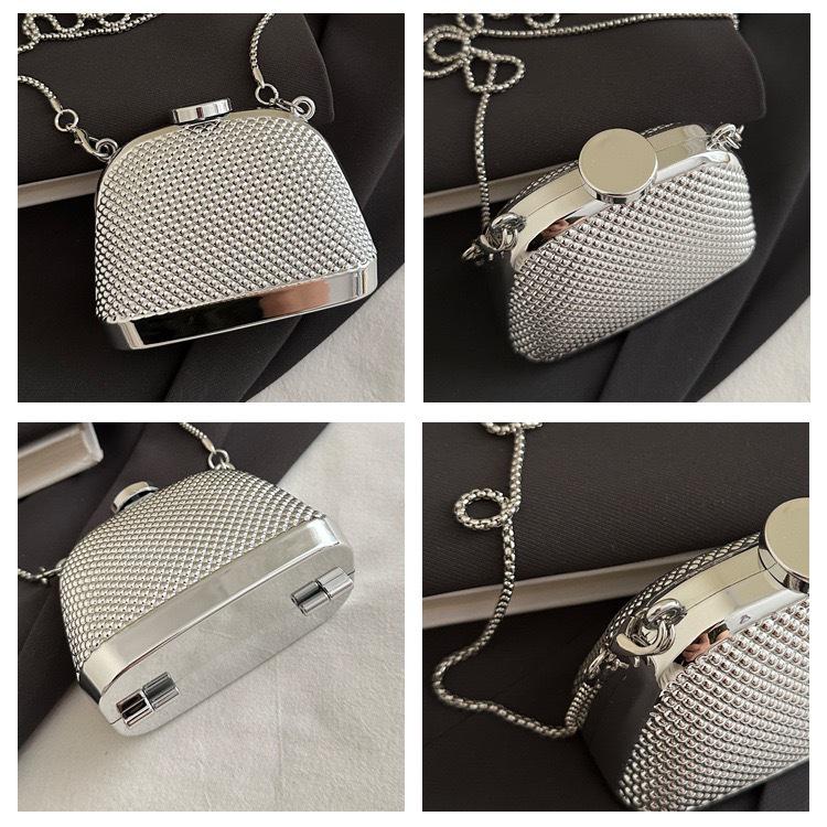 2025 Women's European & American Fashion Shiny Chain Crossbody Shoulder Bag