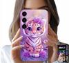Etui Do Samsung Galaxy A05S - Słodki Tygrysek Na Różowym Tle + Szkło