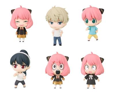 SPY x FAMILY Ticaret Figürü Plastik Ticaret Figürü 6'lı Kutu Ölçeksiz